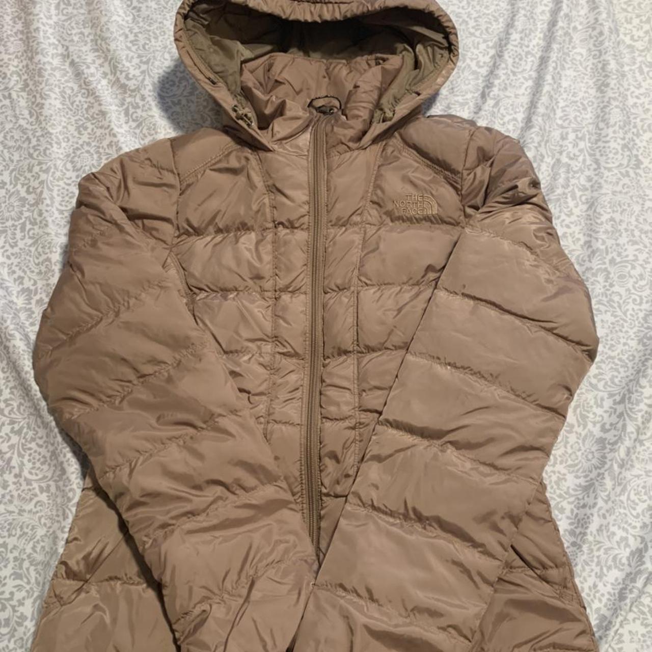 PLEASE MESSAGE BEFORE BUYING golden brown north face... - Depop