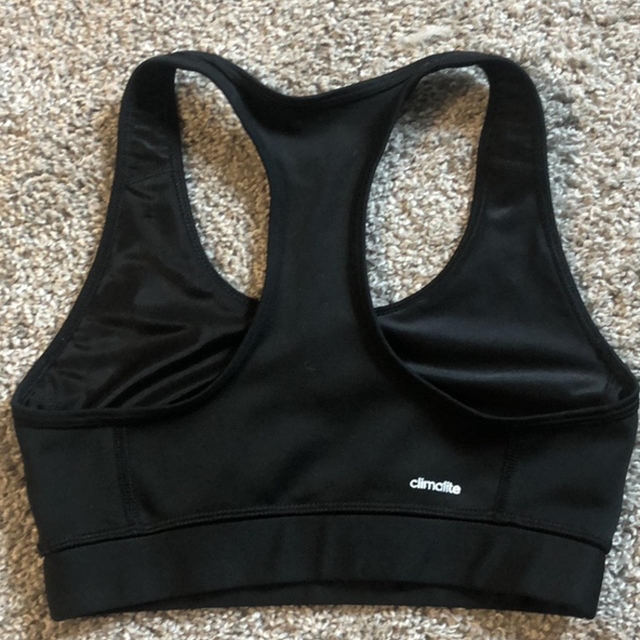 vintage adidas sports bra size: s 20+ years - Depop