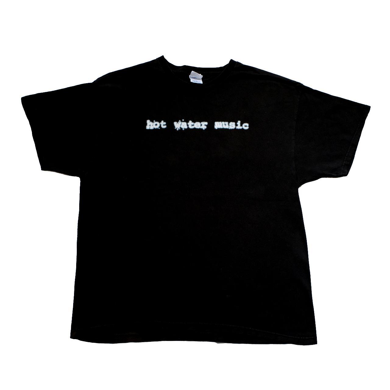 Hardcore Band Shirt Early Y2K Hot Water Music... - Depop