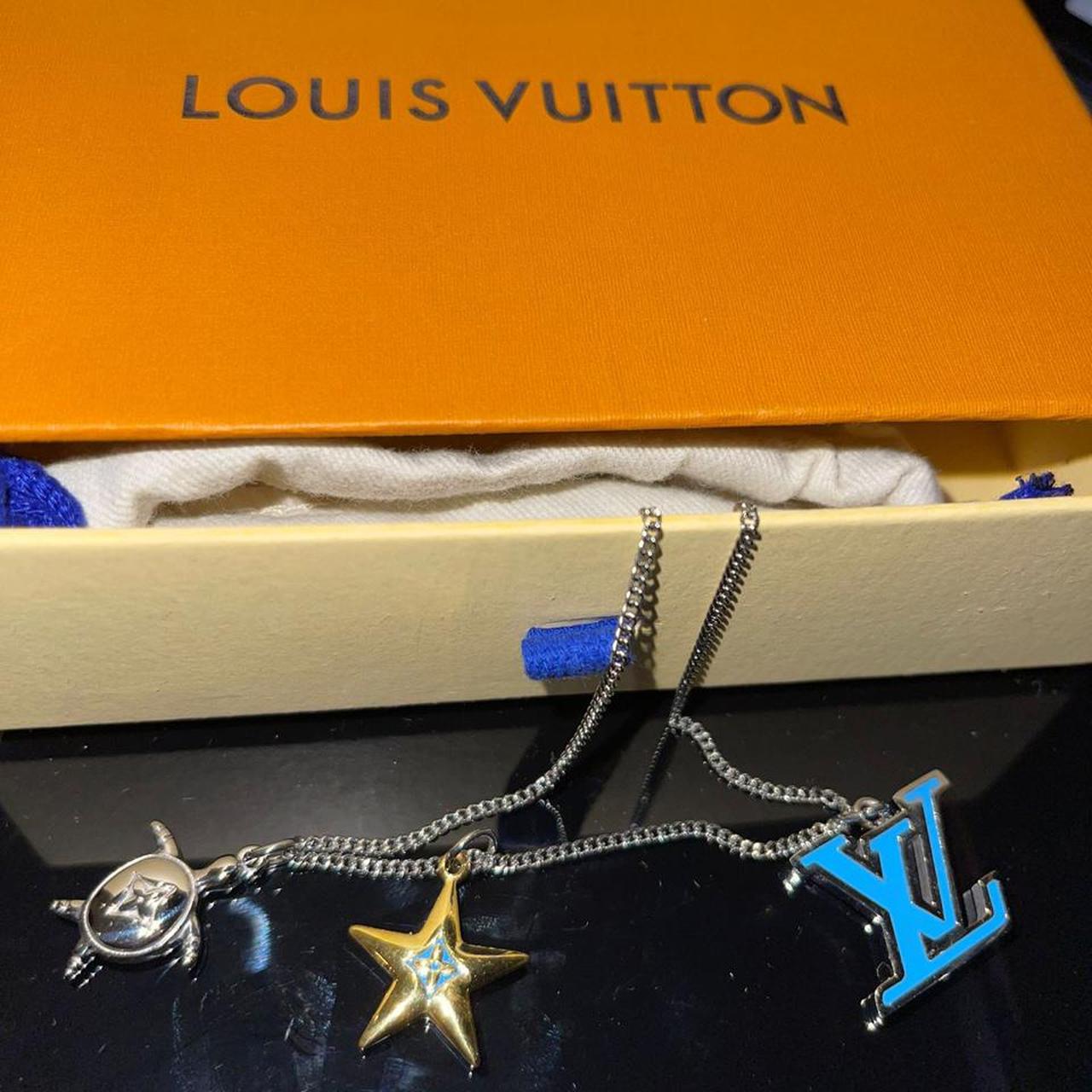 Louis Vuitton LV Aquatics Necklace, Silver, One Size