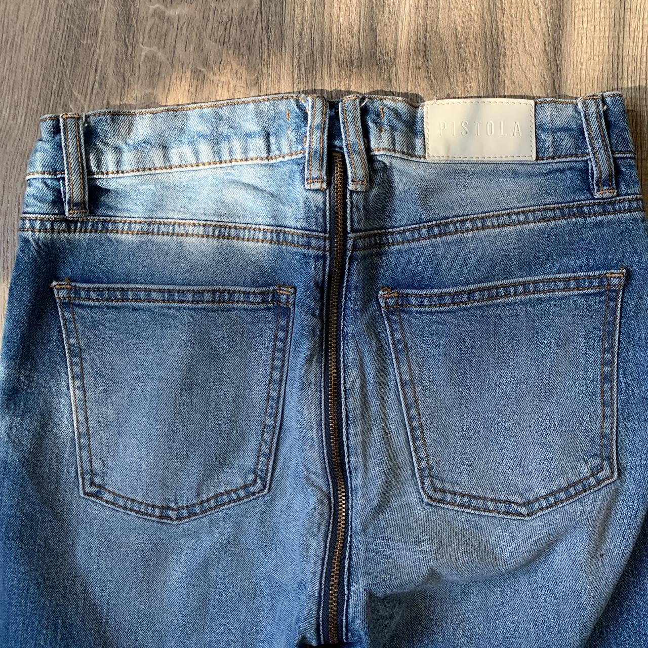 Pistola Butt zipper jeans Zips all the way around... - Depop