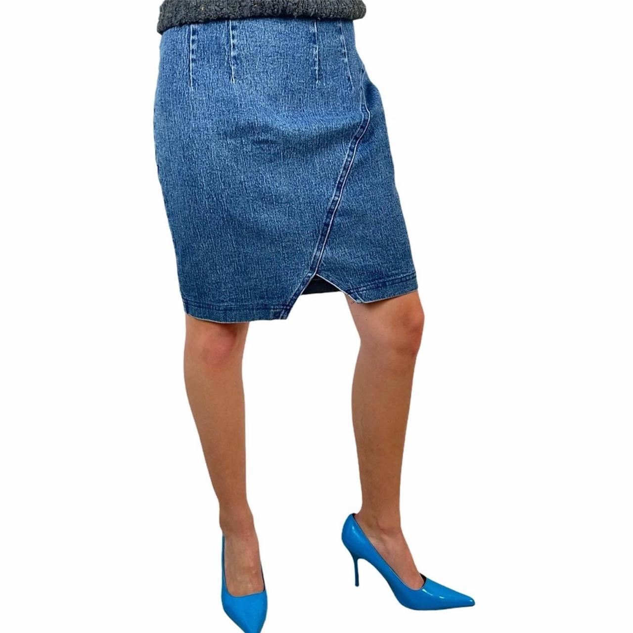 Product Image 1 - Vintage 80s denim skirt. Made