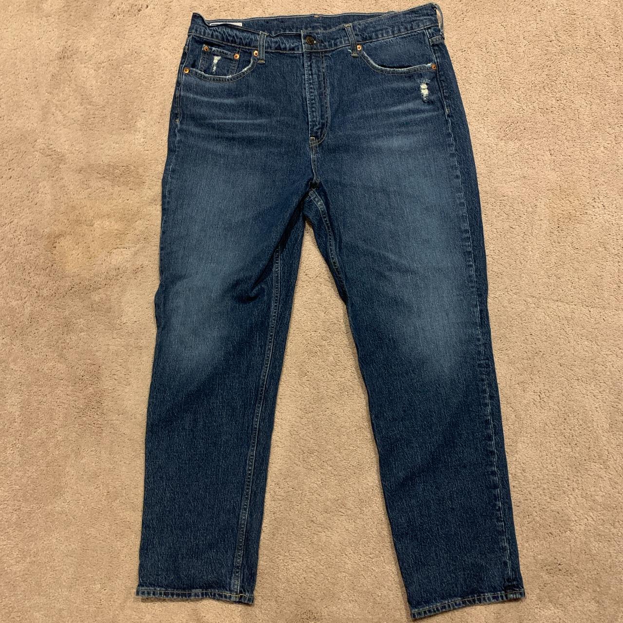 GAP “Sky High Straight” Jeans. Worn once but didn’t... - Depop