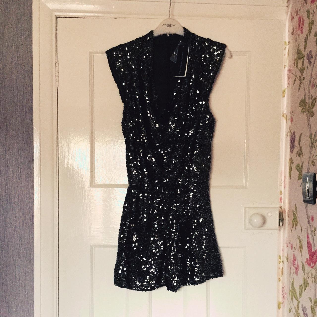 French connection cheap sequin playsuit