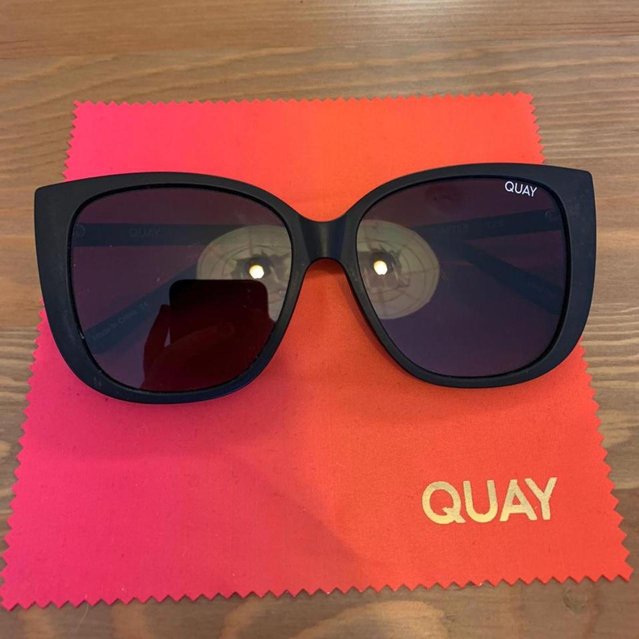 Quay Australia Womens Black Sunglasses Depop 