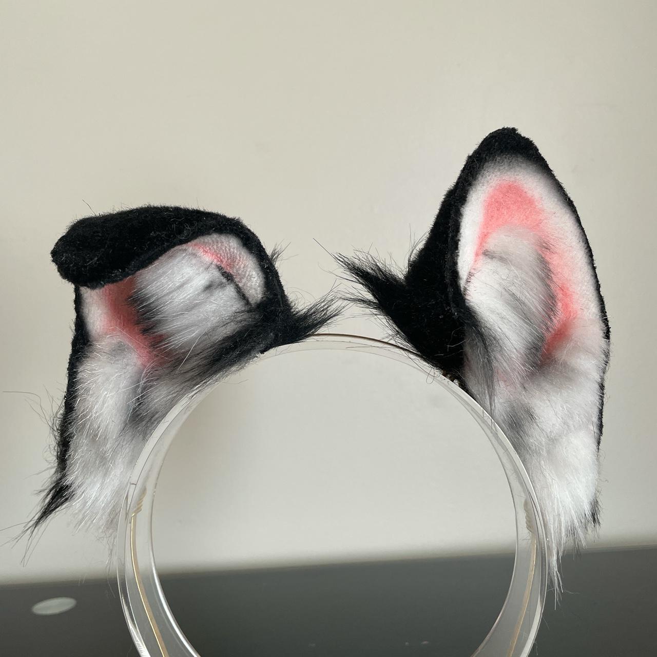 husky ears headband