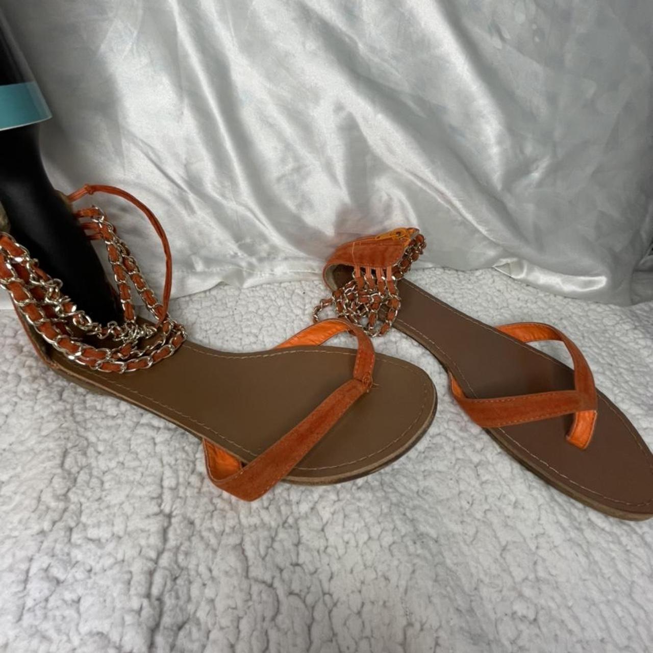 guess sandals with chain