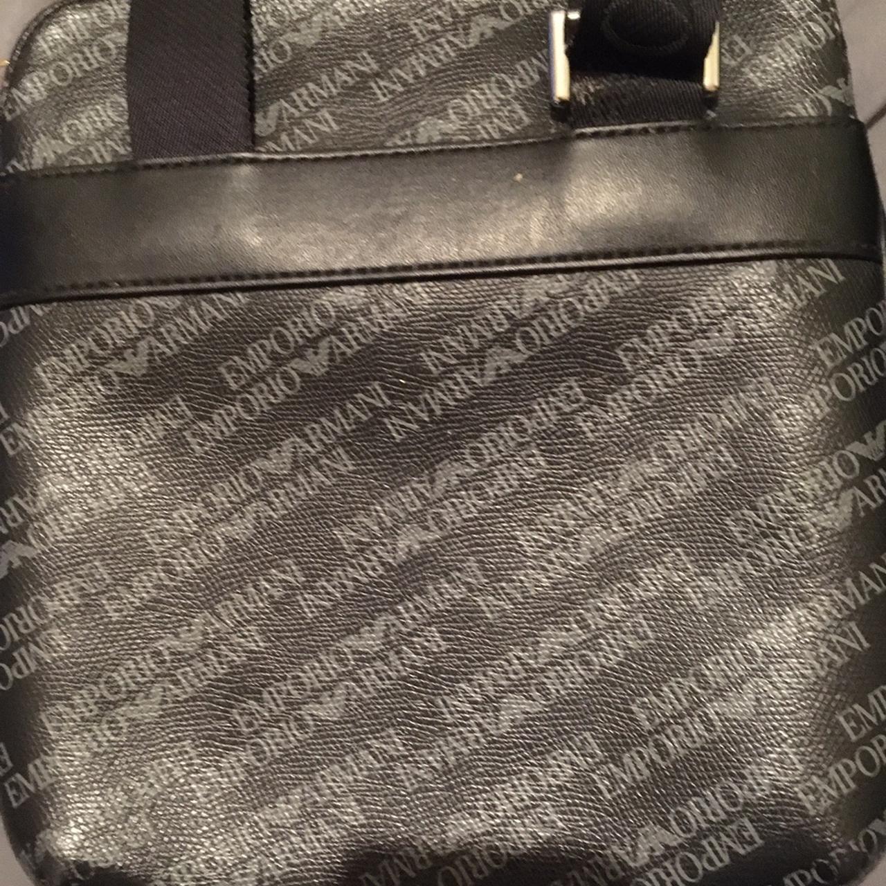 Mens armani hotsell man bag