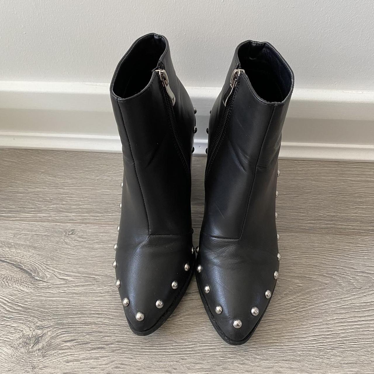 nasty gal black heeled boots