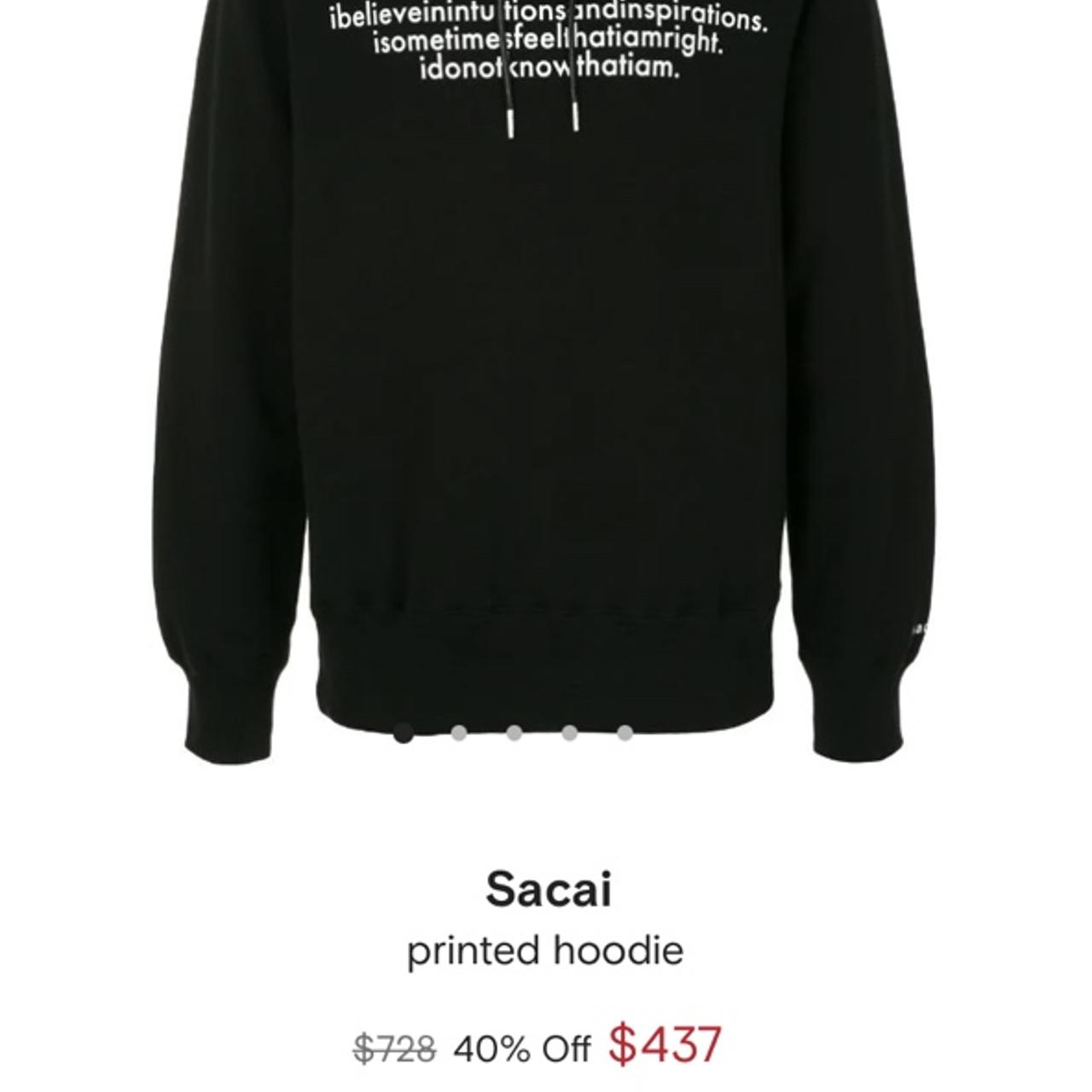 Sacai best sale einstein hoodie