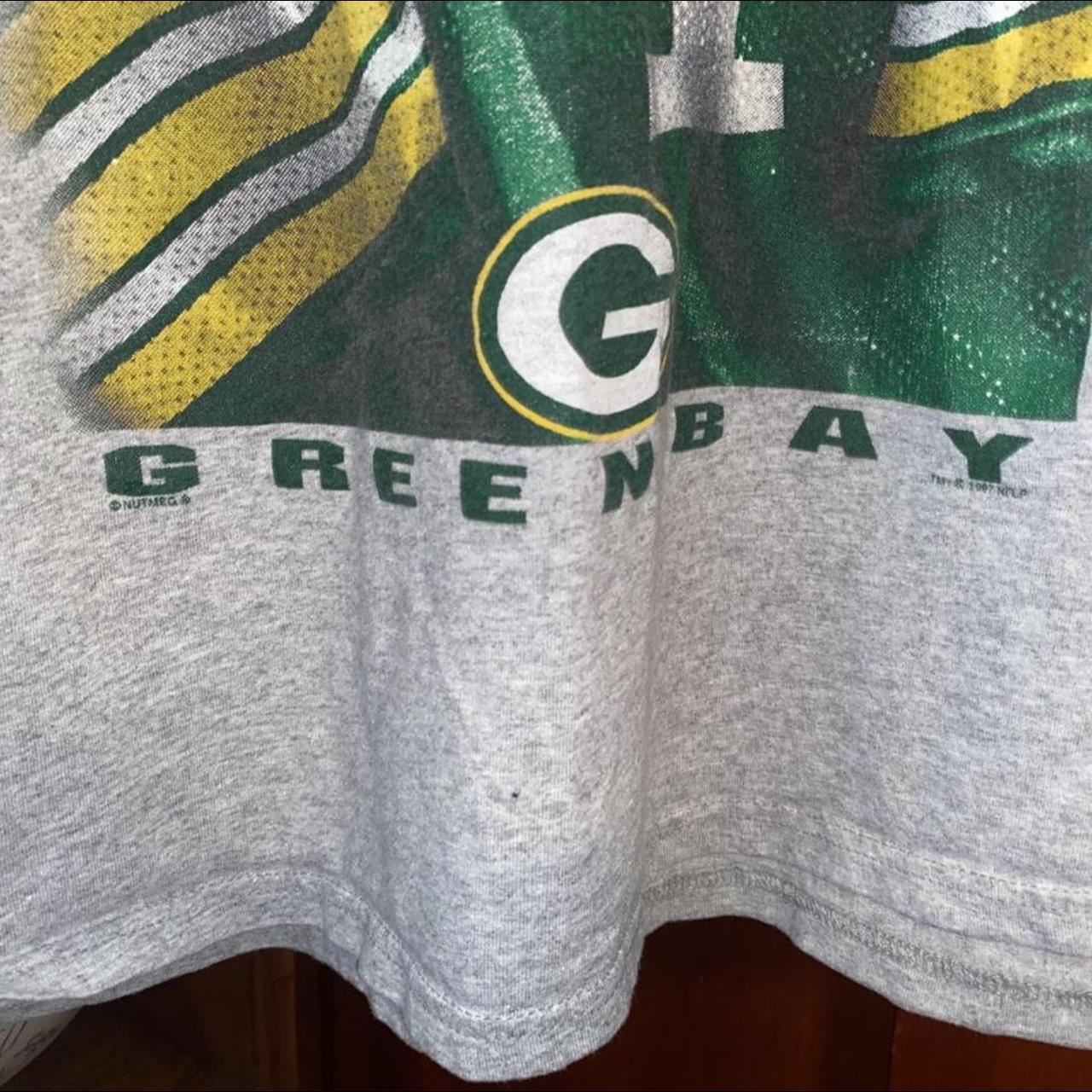 Vintage Green Bay Packers Tee Lambeau Field 50 Years - Depop