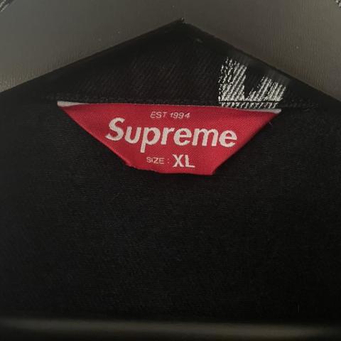 Supreme FW20 Black Ark Denim Trucker Jacket. Like... - Depop