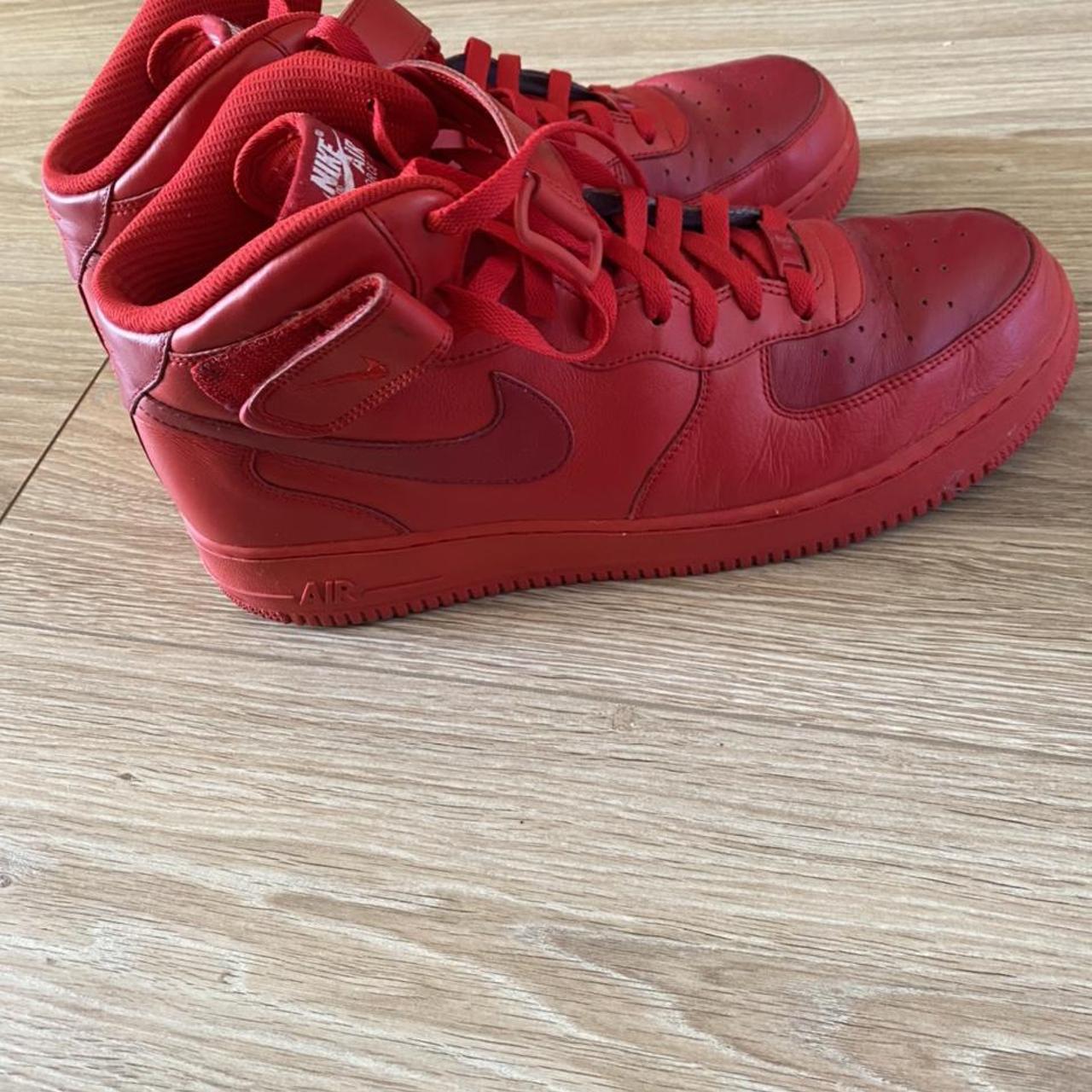 Nike Airforce 1: red. Very good condition, I just... - Depop