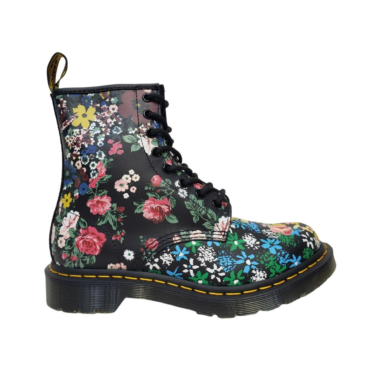 floral doc martens size 8