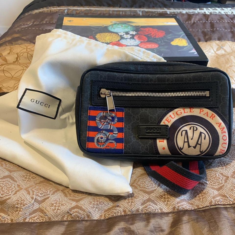 Gucci Night Courrier Waist Bag GG Coated Canvas with Depop