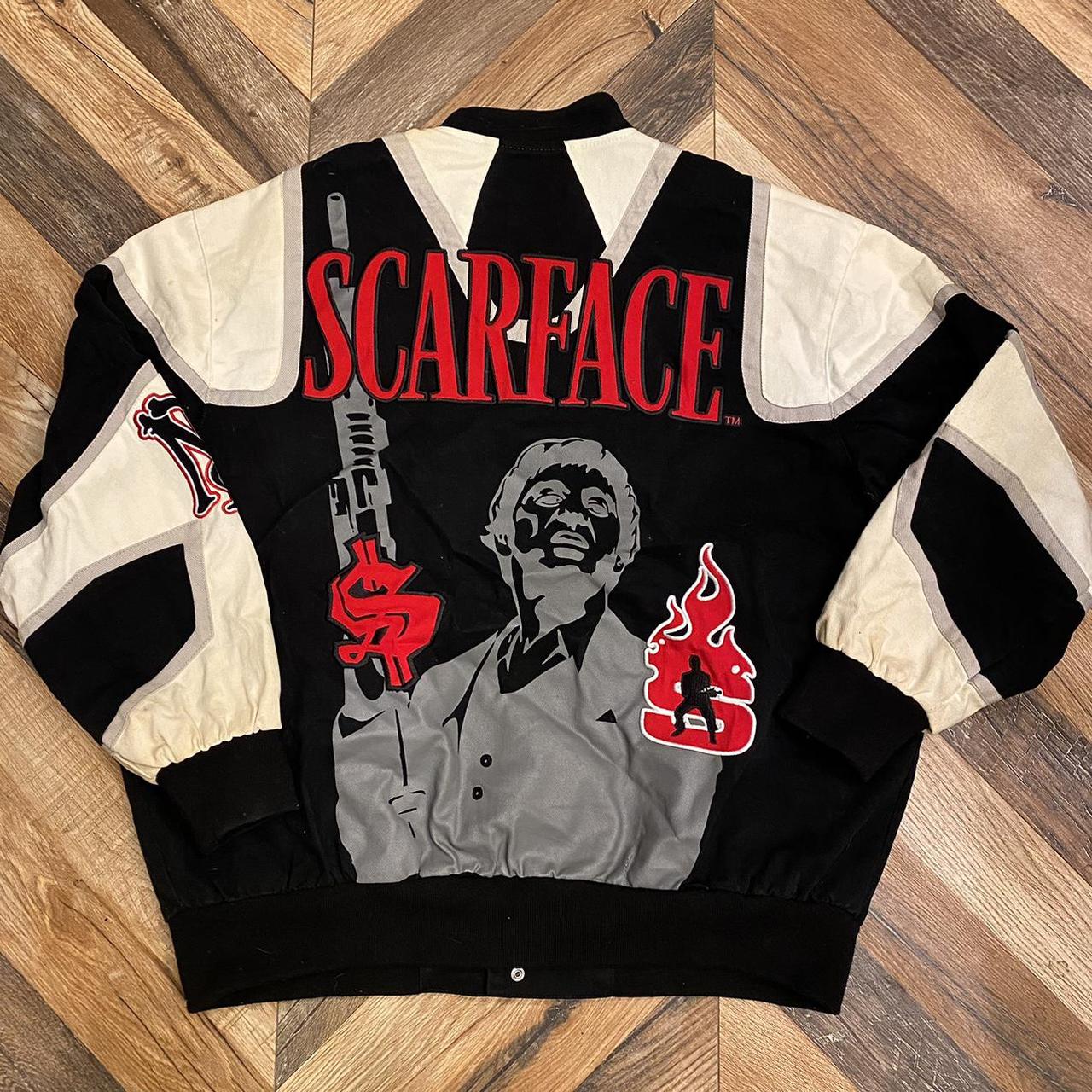 AUTHENTIC RARE Vintage JH Desing Scarface letterman... - Depop