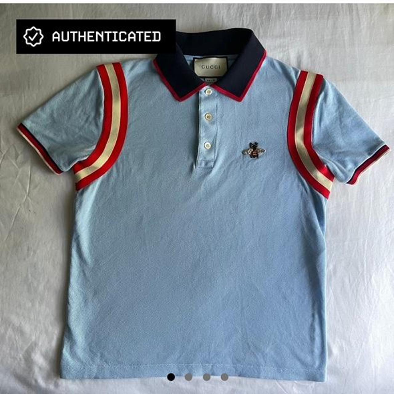 Gucci Polo Shirts Black GG Short Sleeve With Tag - Depop