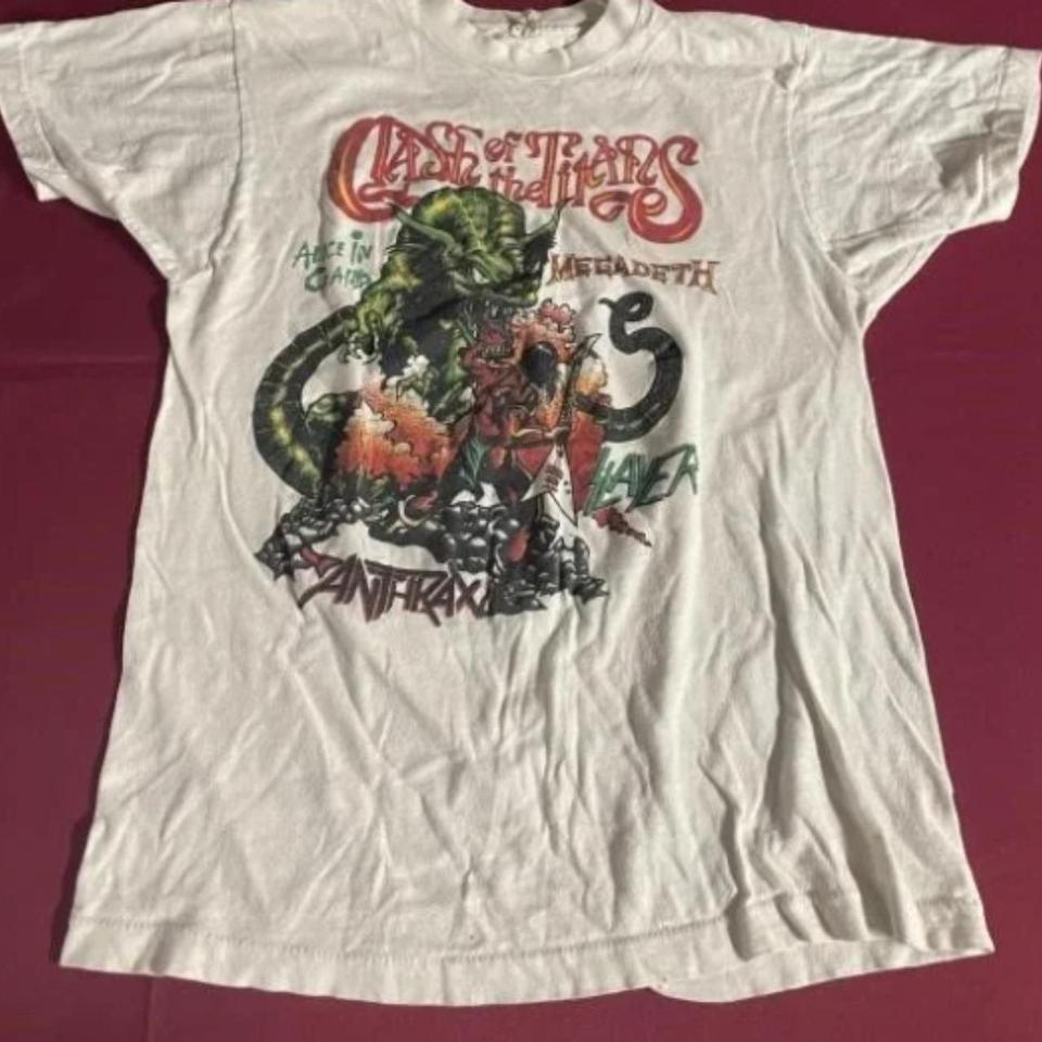 Vintage Anthrax / Megadeth Clash Of Titans T-Shirt