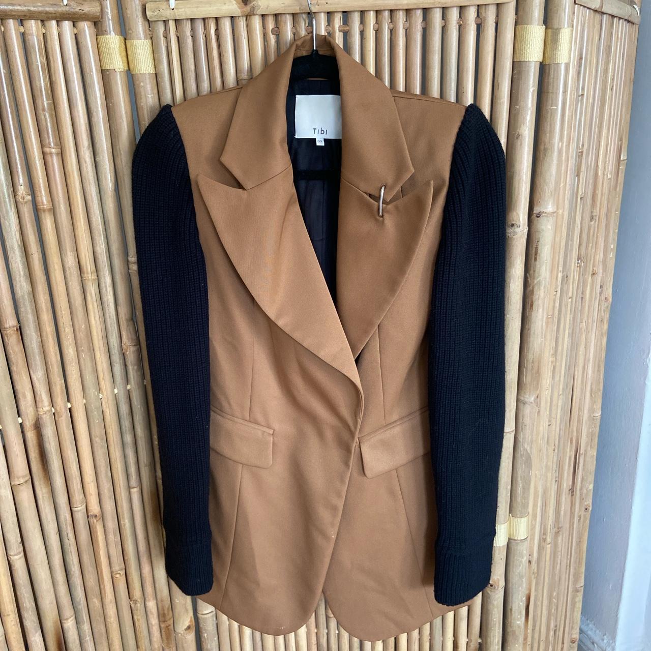 Tibi Women's Black and Tan Jacket
