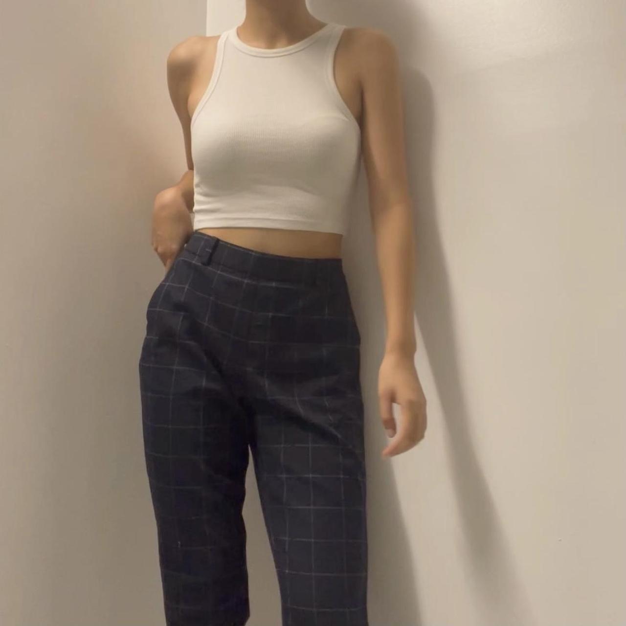 Uniqlo hot sale plaid trousers