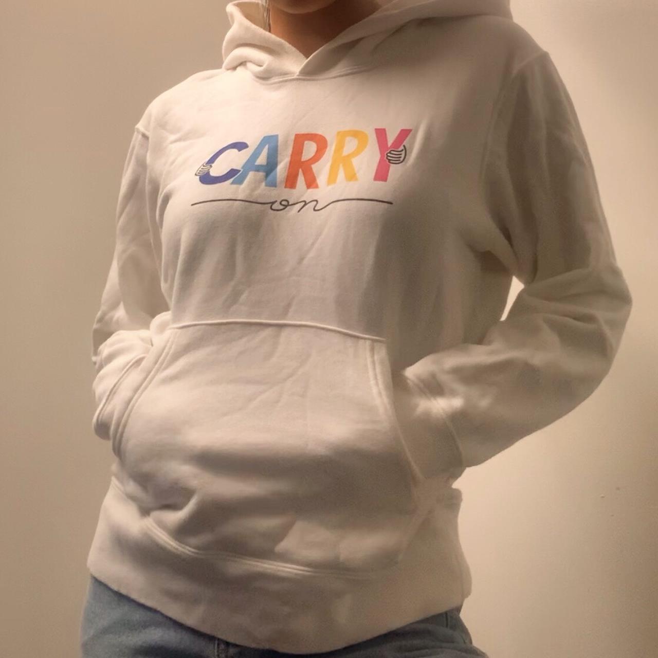 UNIQLO Carry On hoodie (No Worries Club on the... Depop