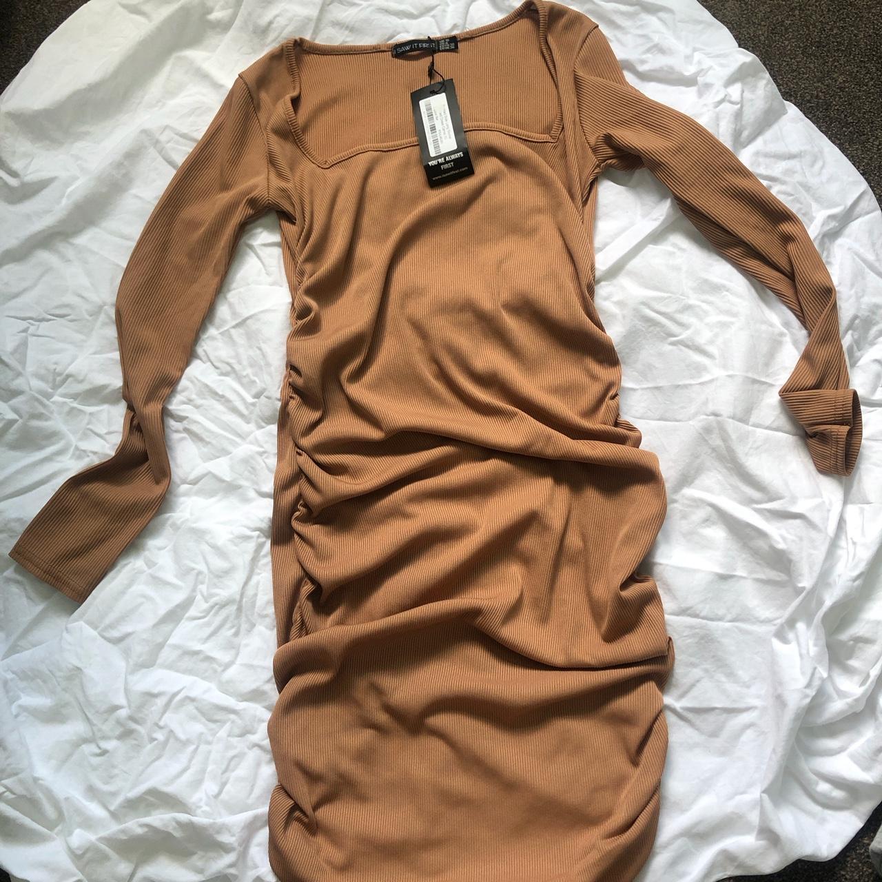 i saw it first ruched dress