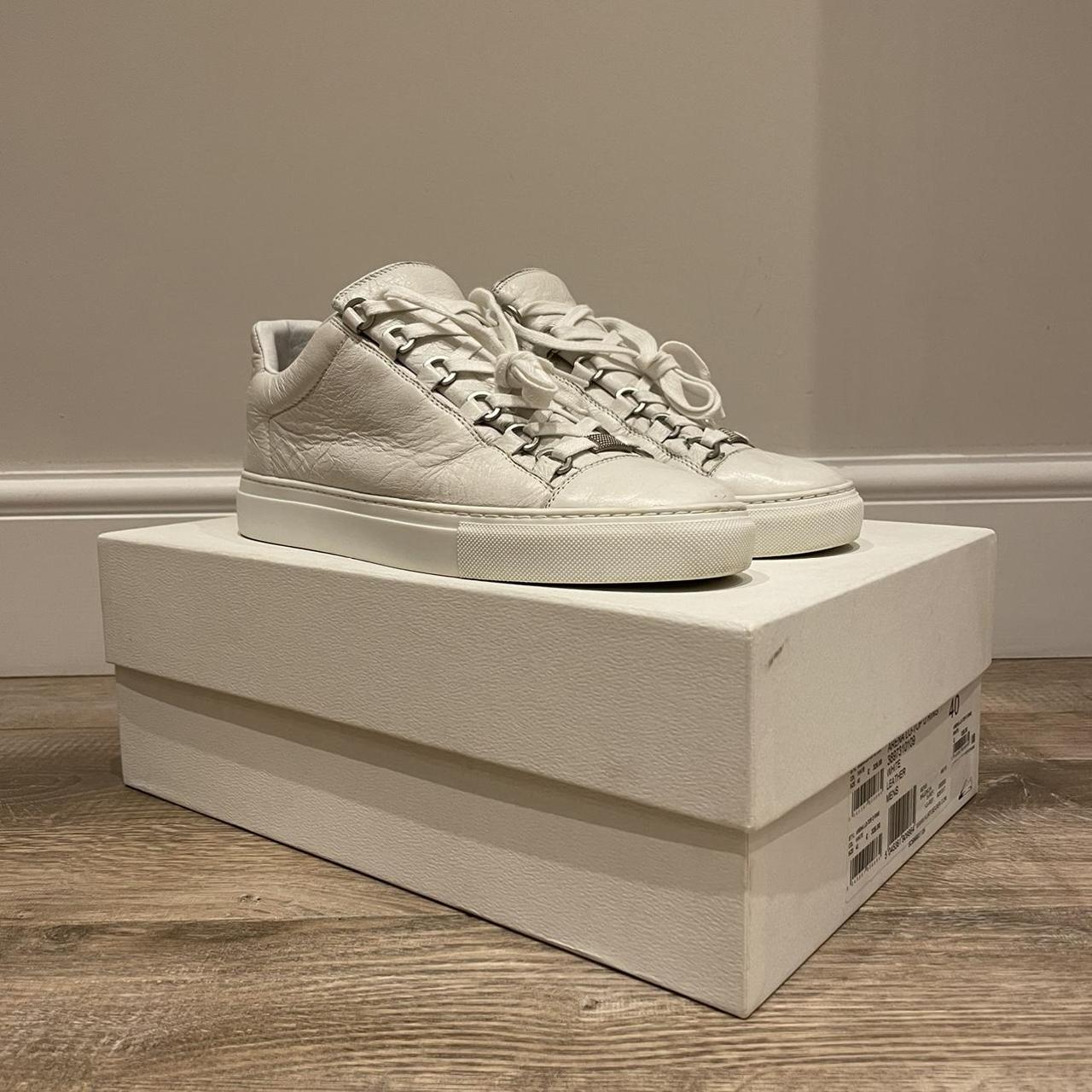 Balenciaga Men's White Trainers | Depop