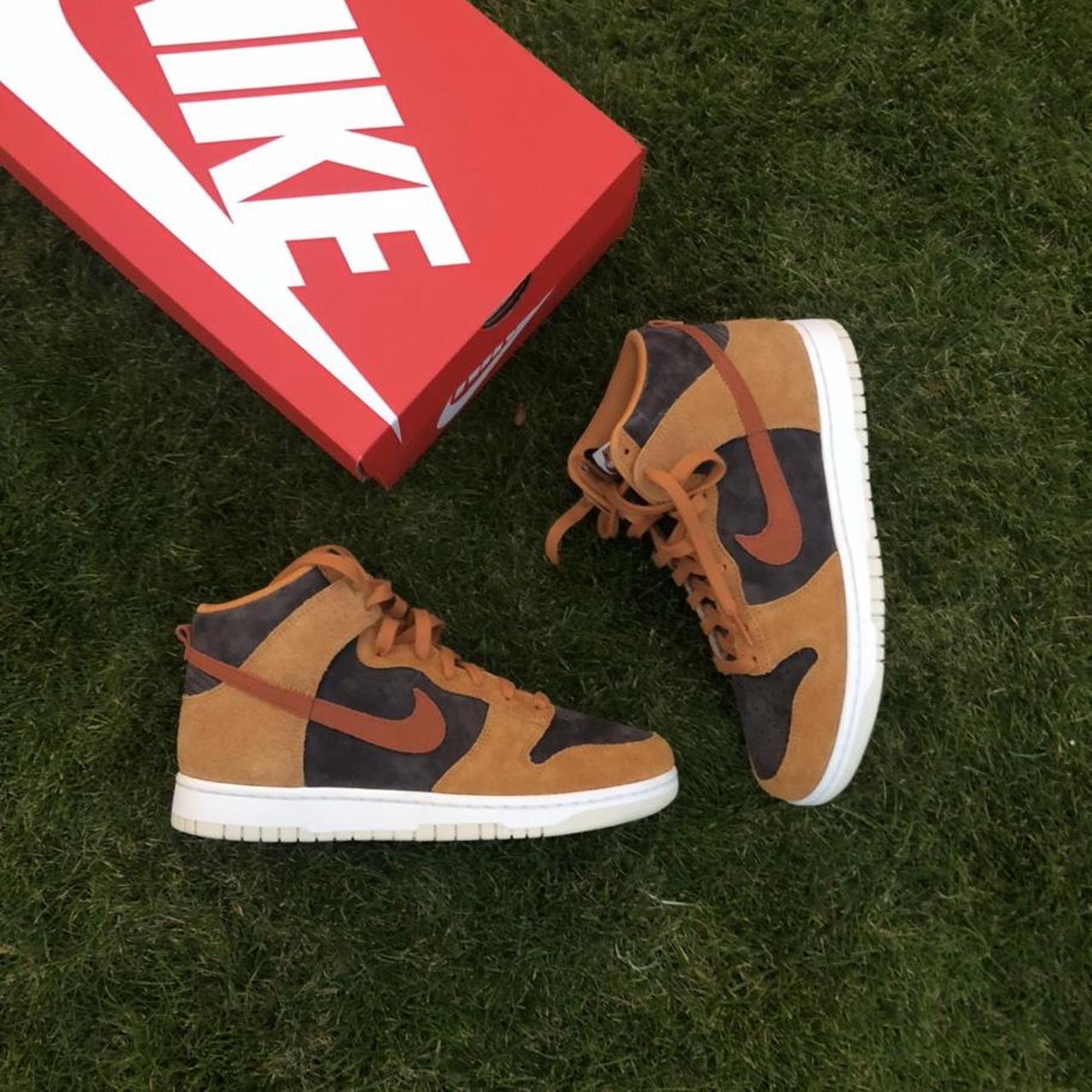 nike dunk high retro velvet brown