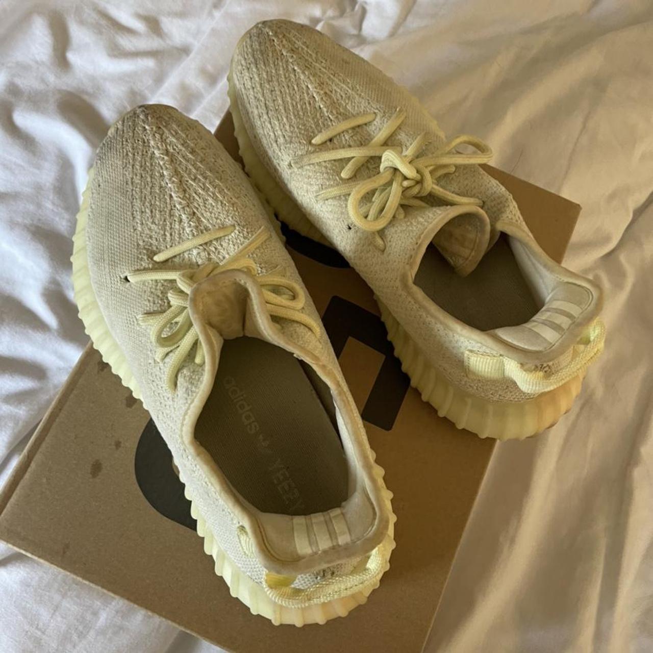 Yeezy boost 350 v2. Colorway: butter. Size 7 1/2.... - Depop