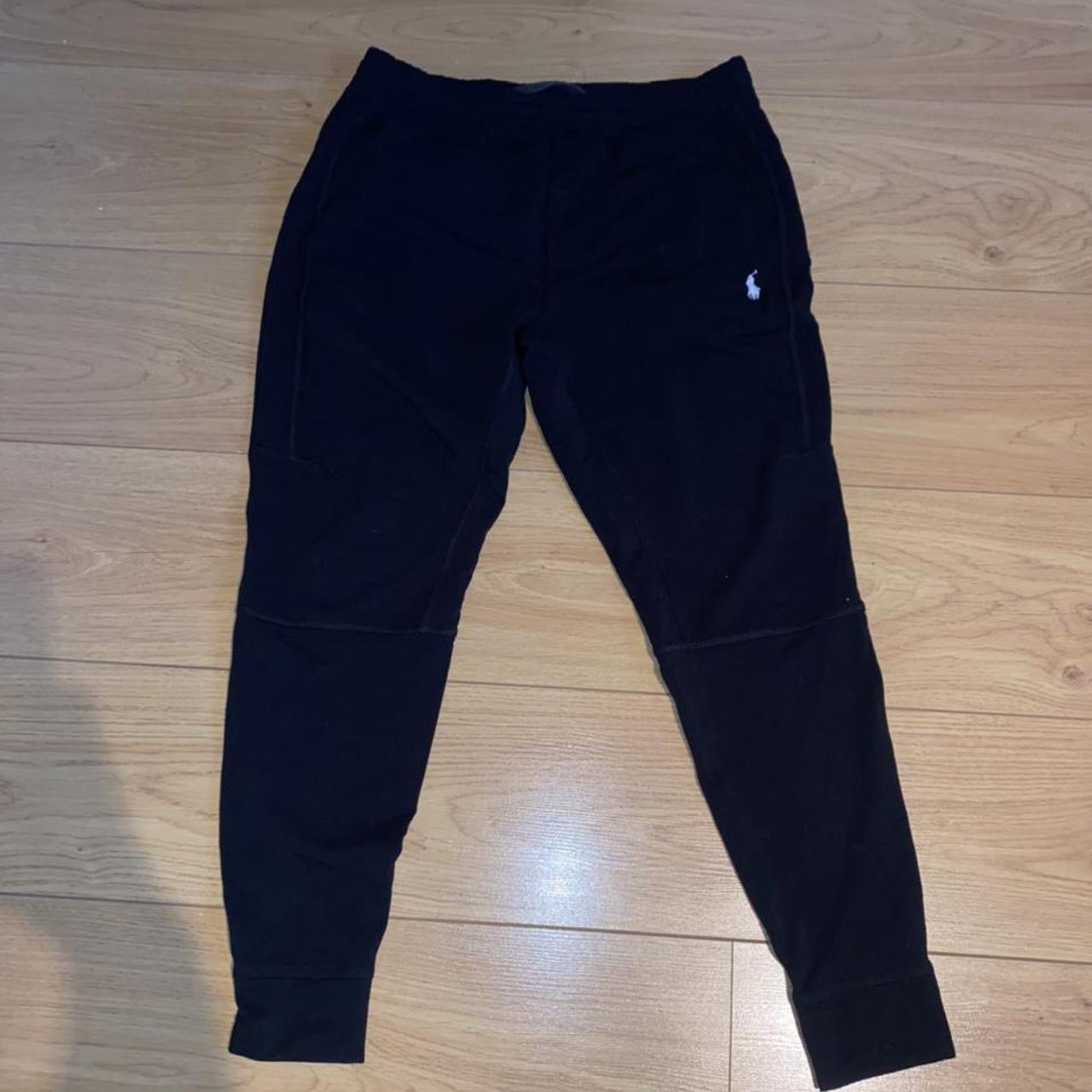 Ralph Lauren black joggers Skinny fit size medium... - Depop