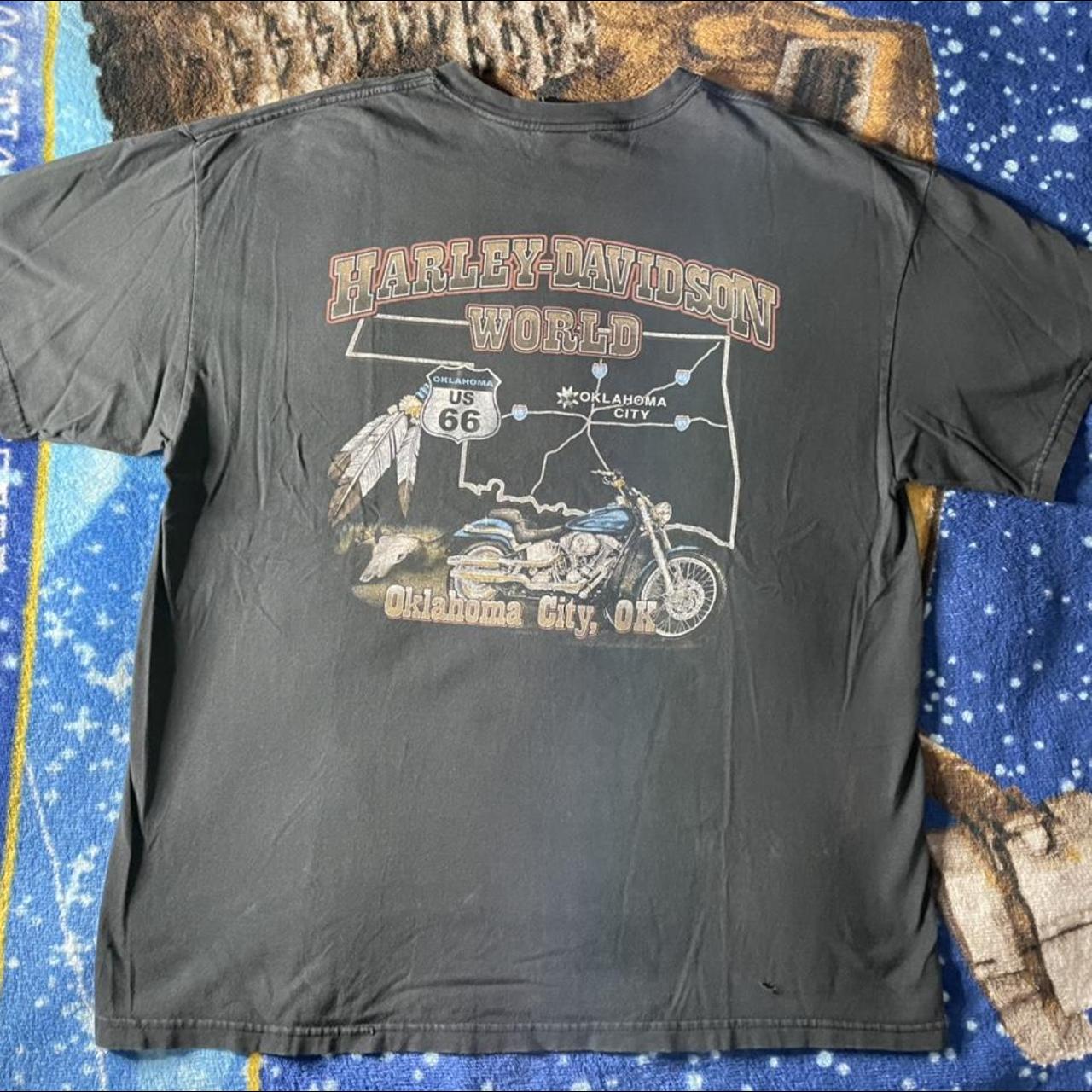 Vintage 2004 Harley Davidson World Oklahoma City... - Depop