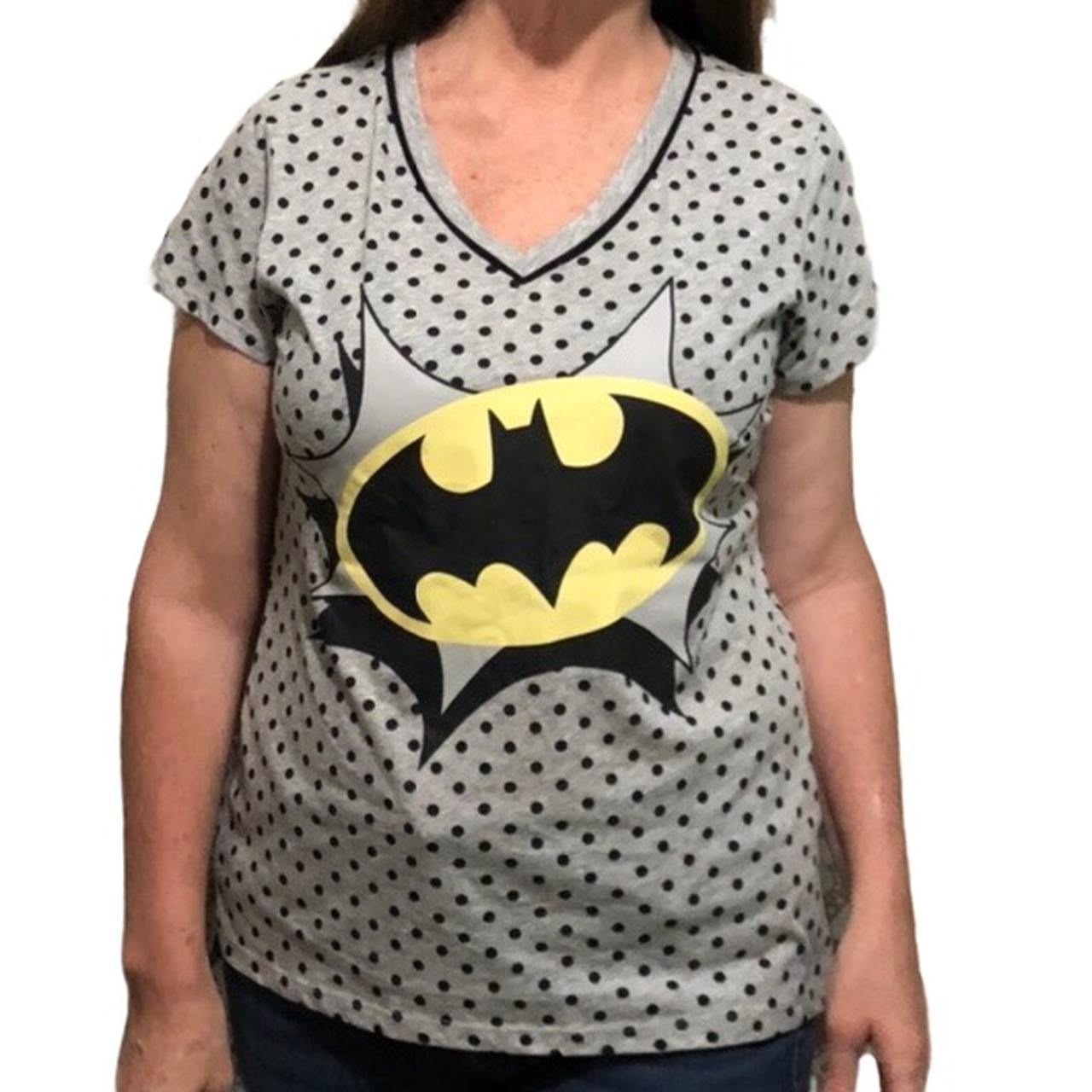 plus size batman shirt with cape