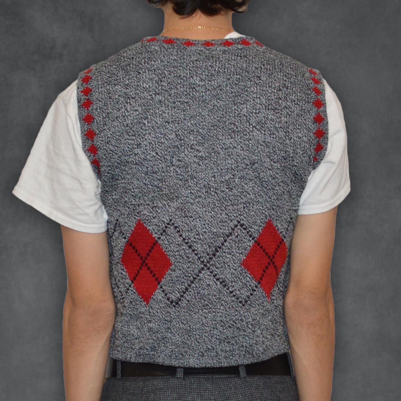 argyle sweater depop