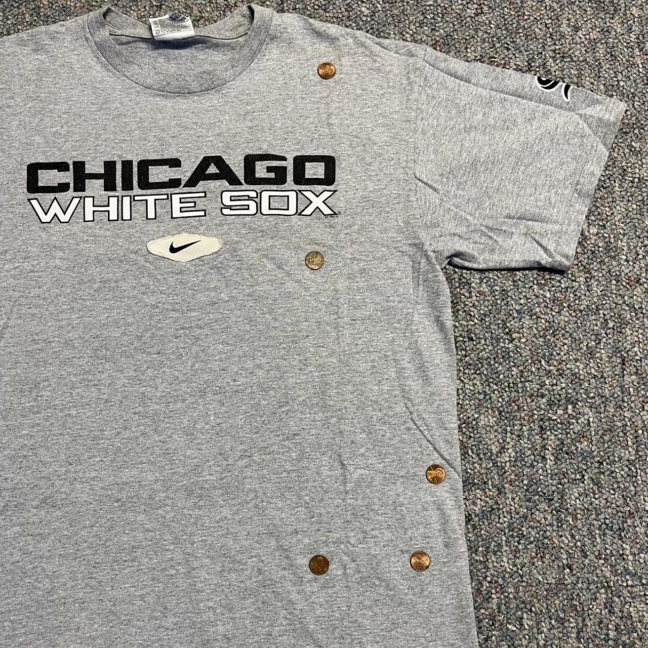 Vintage 2000s Y2K Chicago White Sox Nike Center - Depop