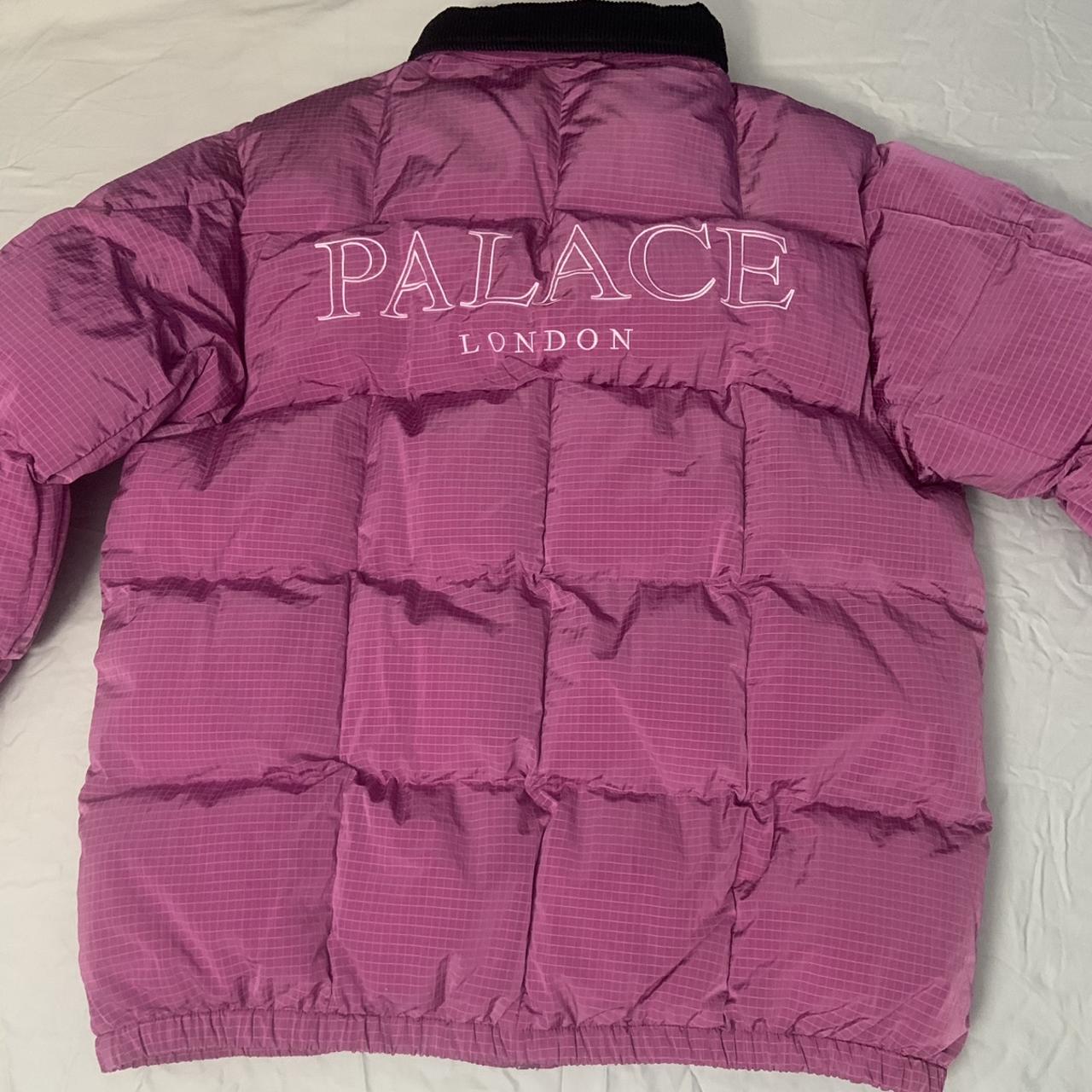 Palace Men's Pink and Purple Jacket | Depop