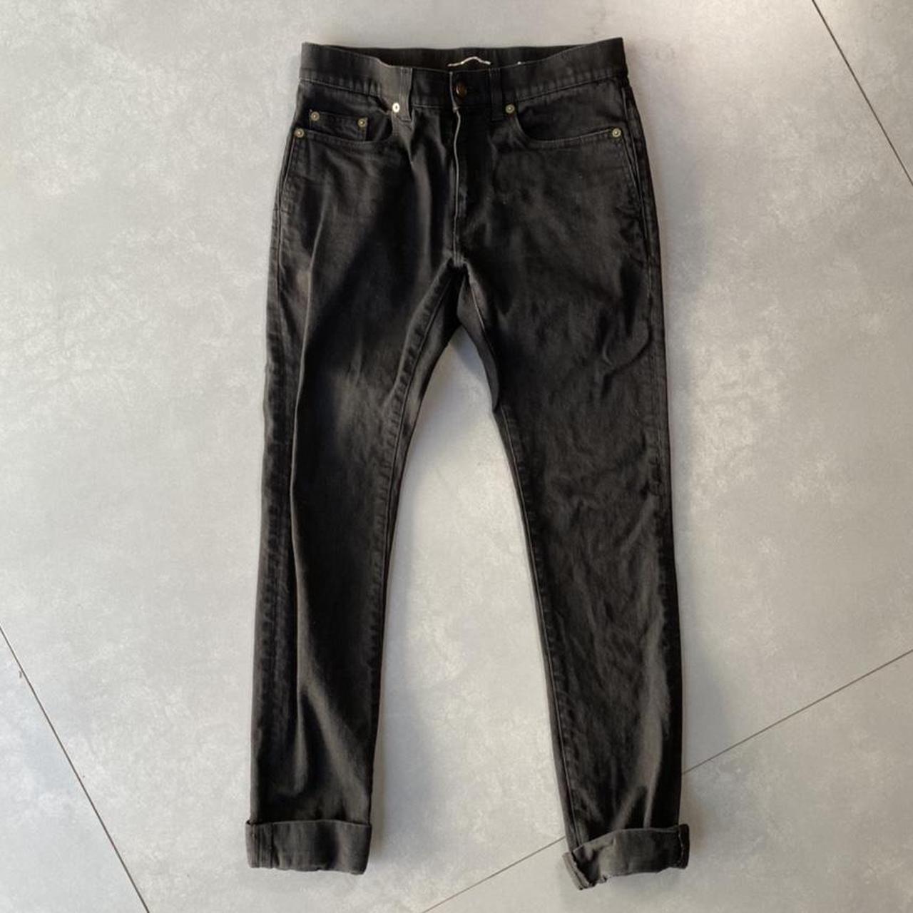 Saint Laurent Paris D02 M/SK-LW black jeans... - Depop