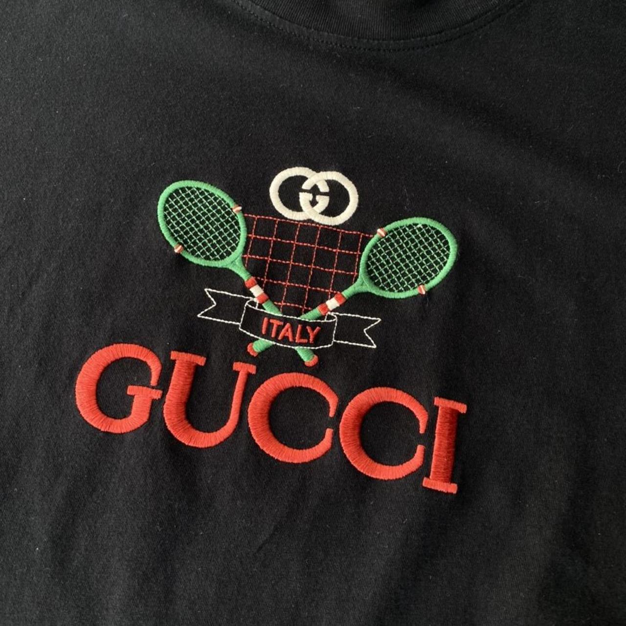 GUCCI グッチ 20SS TENNIS LOGO MOTIF EMBROID Gucci Embroidered Tennis T-Shirt Release Info | Hypebeast