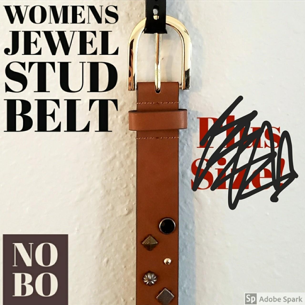 No Boundaries Women's Brown and Red Belt