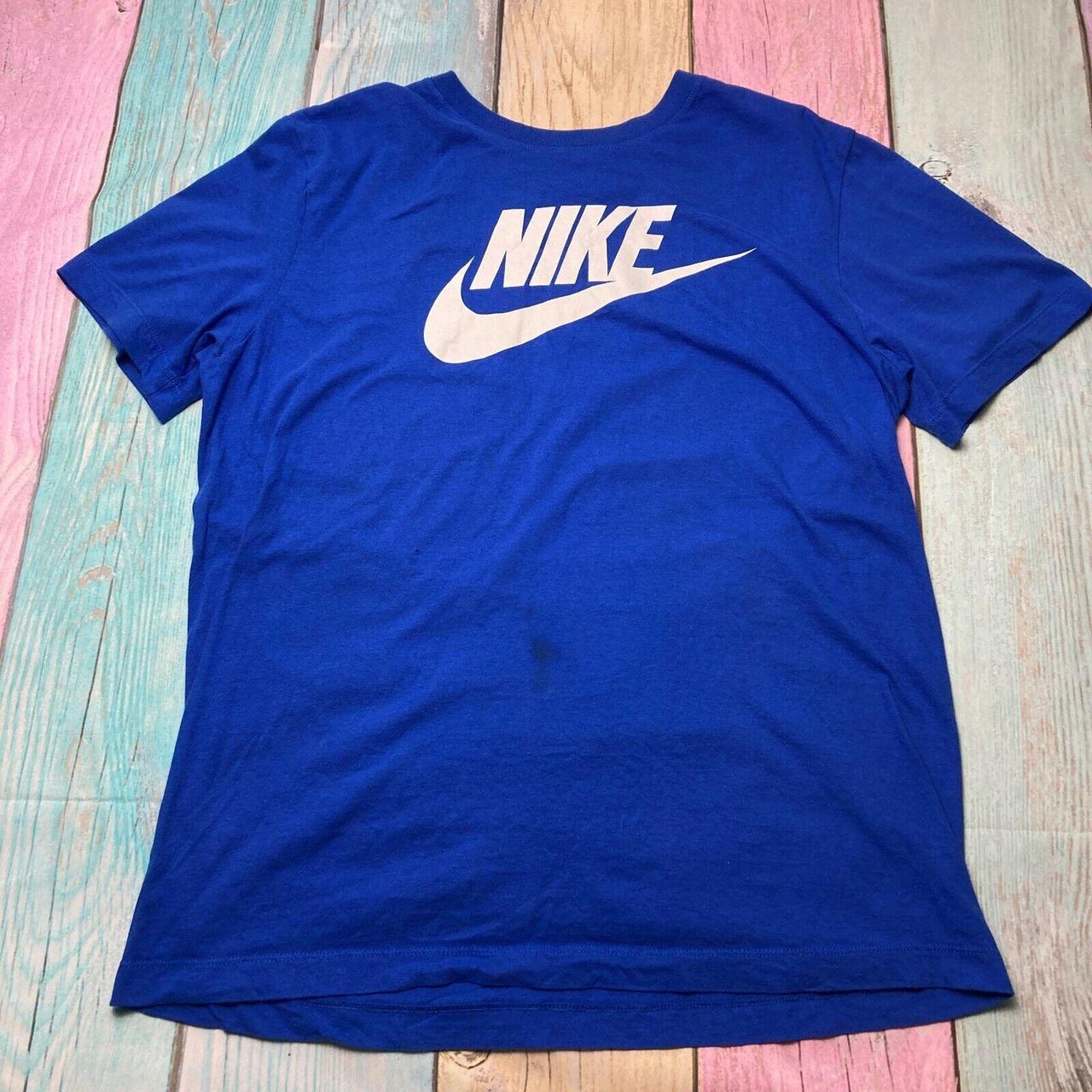 Nike Men's Blue T-shirt | Depop