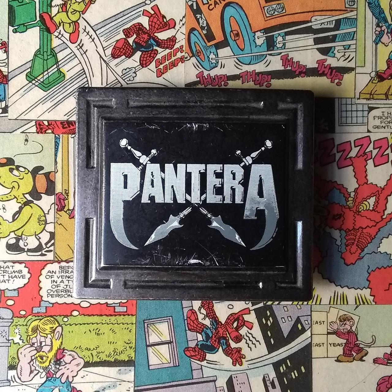 pantera belt buckle