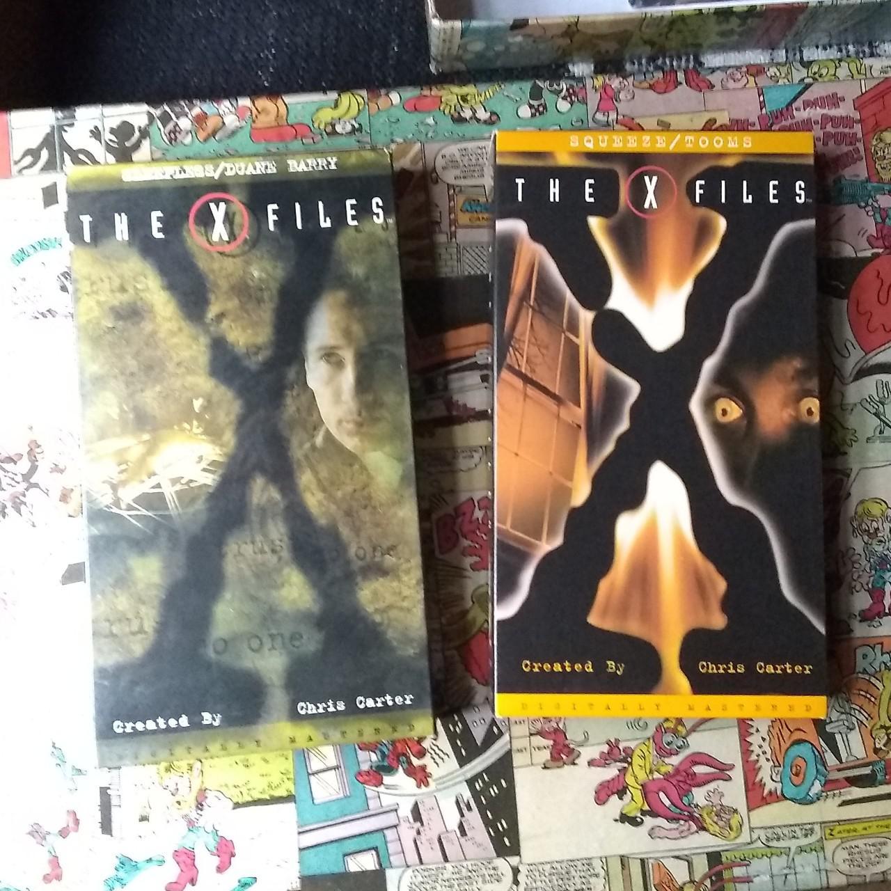 X Files VHS Tapes One of the tapes is mis matched... Depop