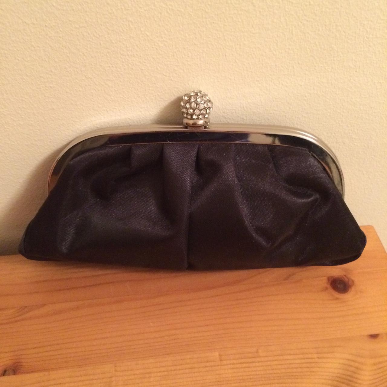 Faith black clearance clutch bag