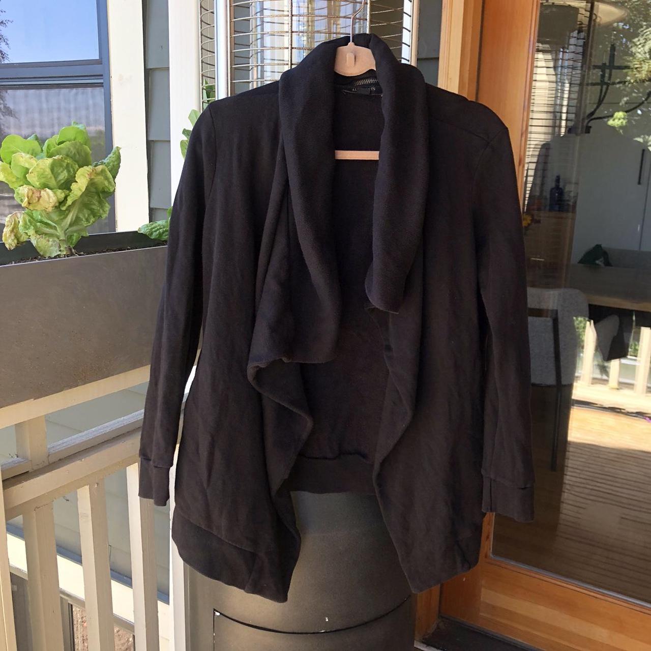 AllSaints Women's Black Jacket | Depop