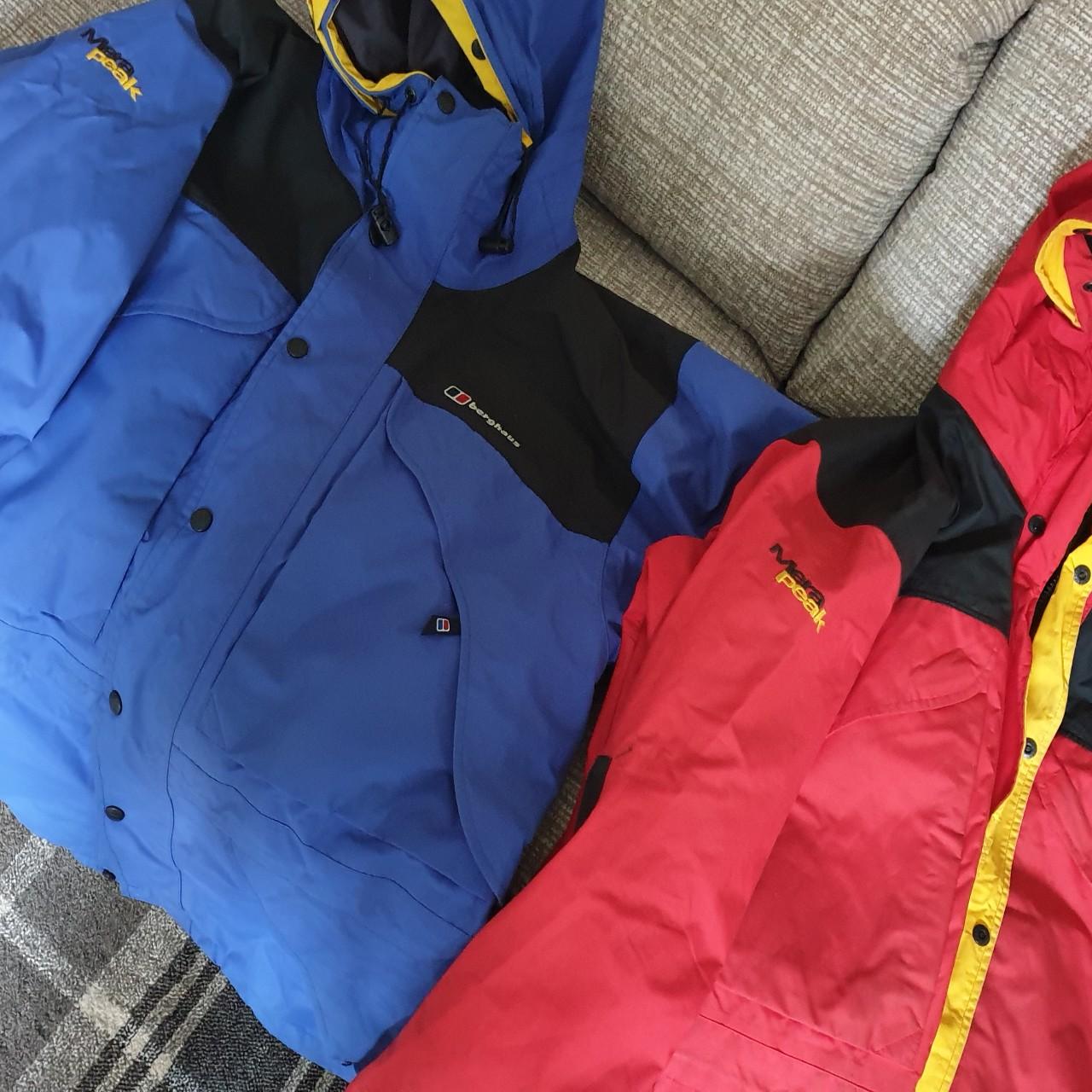 Mera peak jacket cheap blue and yellow