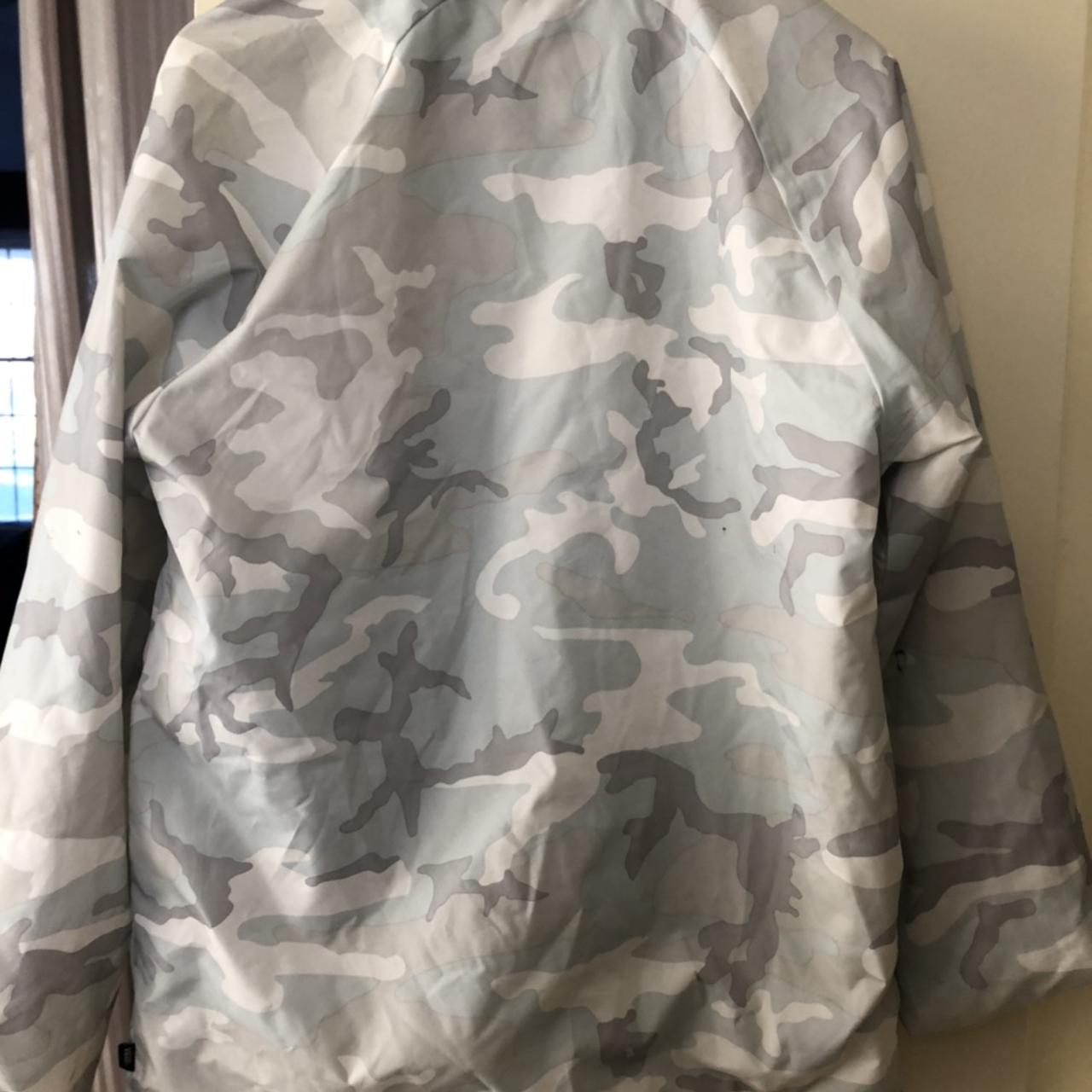 vans camo windbreaker jacket slight discoloration, | Depop