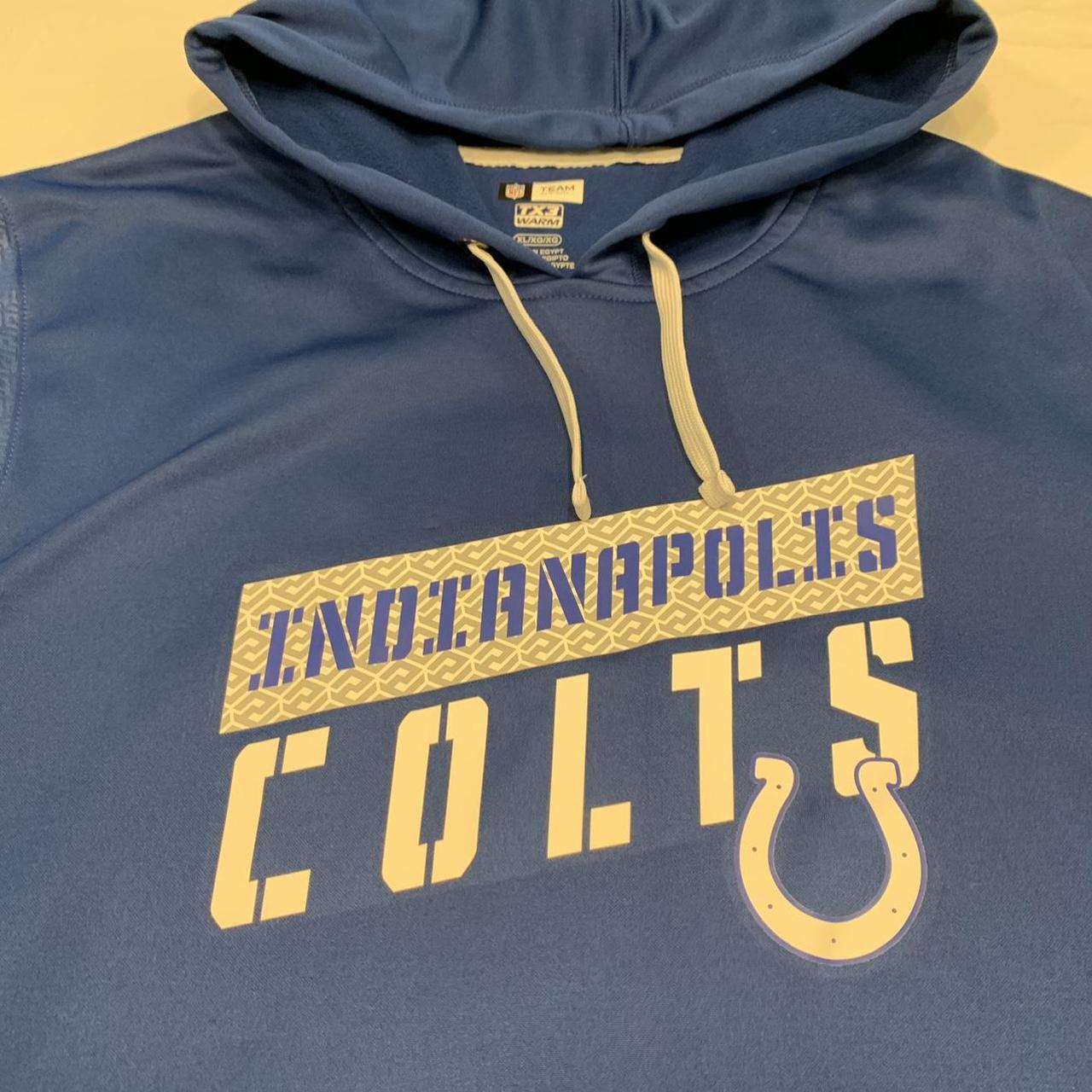 NFL Team Apparel Indianapolis Colts TX3 Warm Blue - Depop