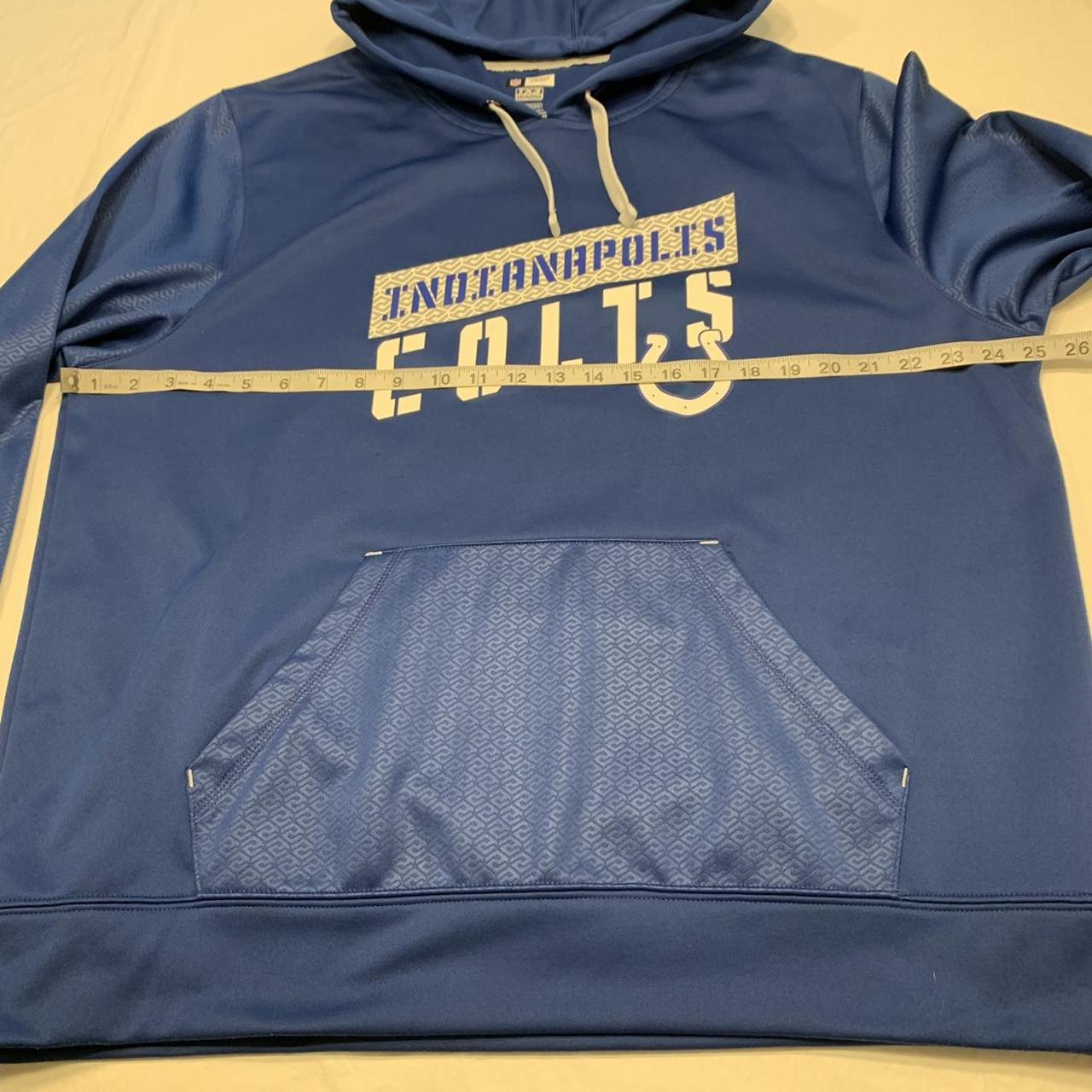 NFL Team Apparel Indianapolis Colts Hoodie Blue - - Depop