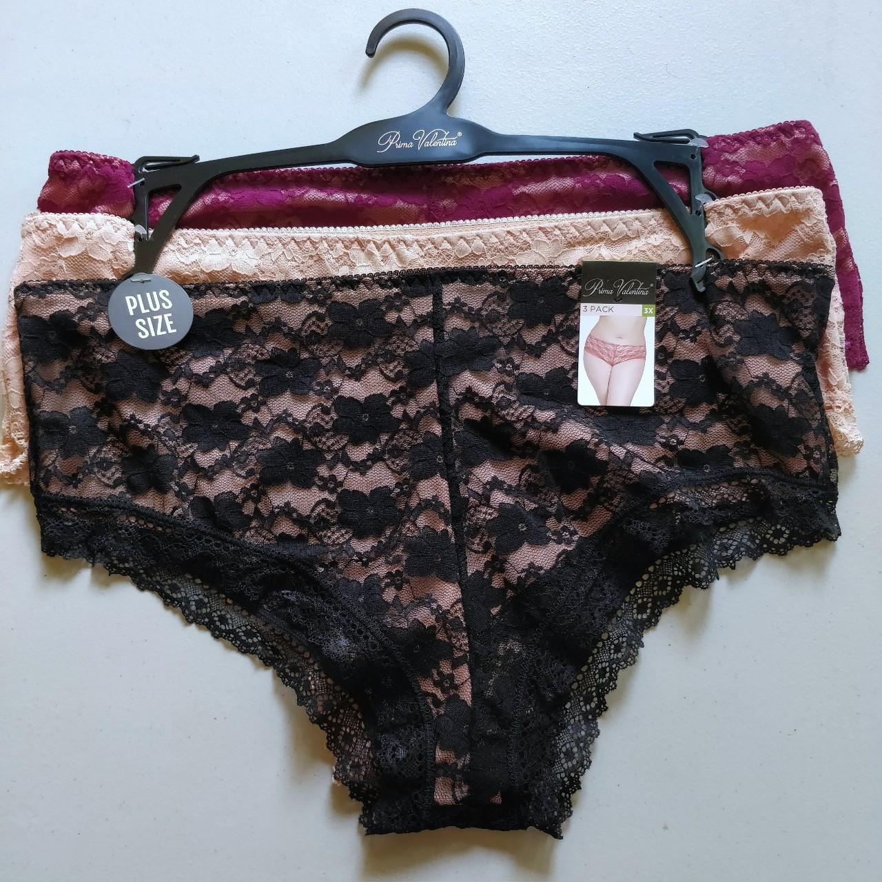 bebe NWT Rhinestone Bikini Panty 3-Pack Underwear - Depop