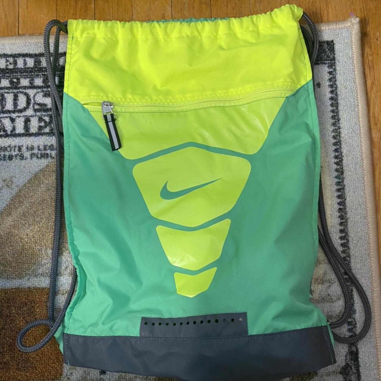 yellow nike bag