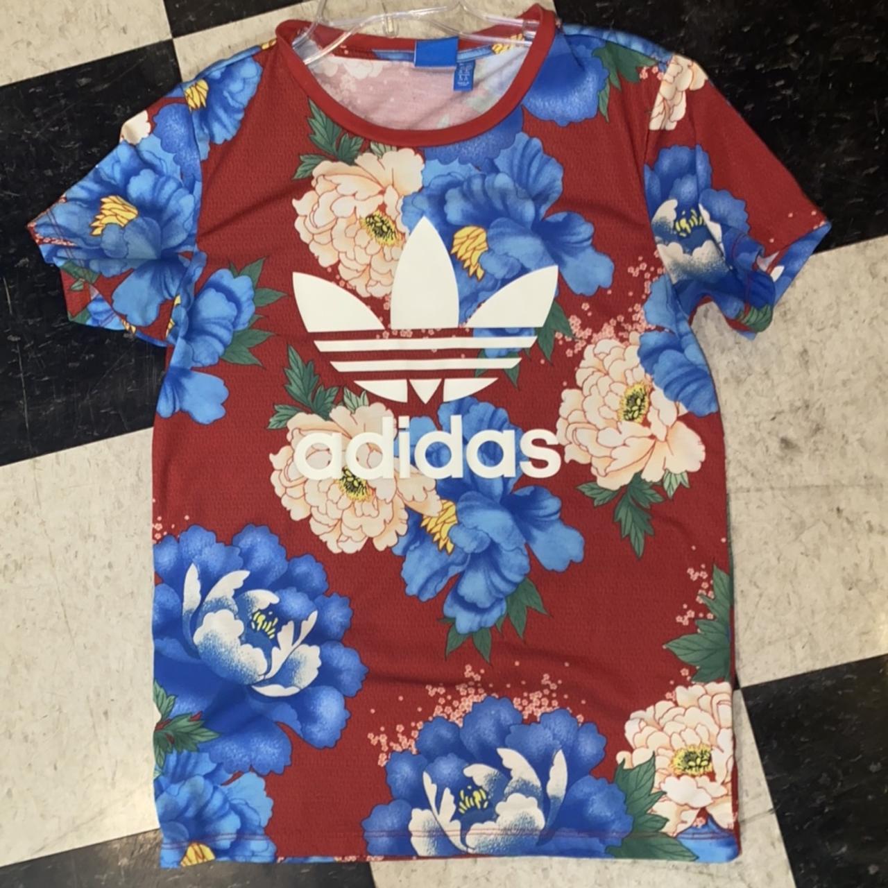 Floral Tee Adidas Flower Shirt Mens Adidas Floral T Shirt Limited